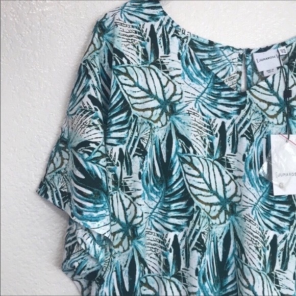 Junarose Tropical Print Romper Plus Size 18 - Picture 4 of 7